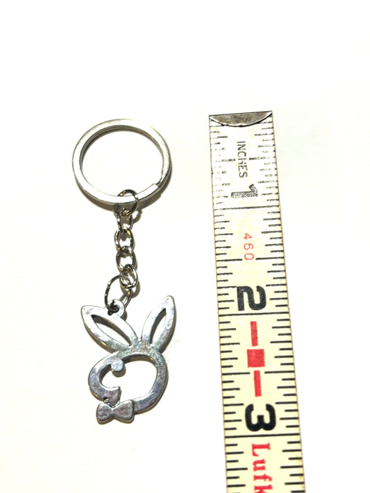 Playboy Bunny Charm Keychain