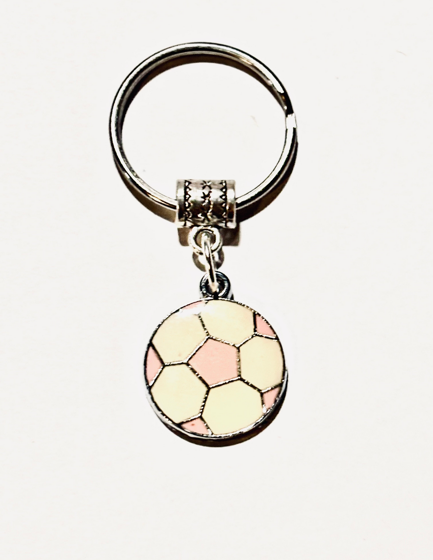 Soccer Mom Soccer Ball Charm Keychain