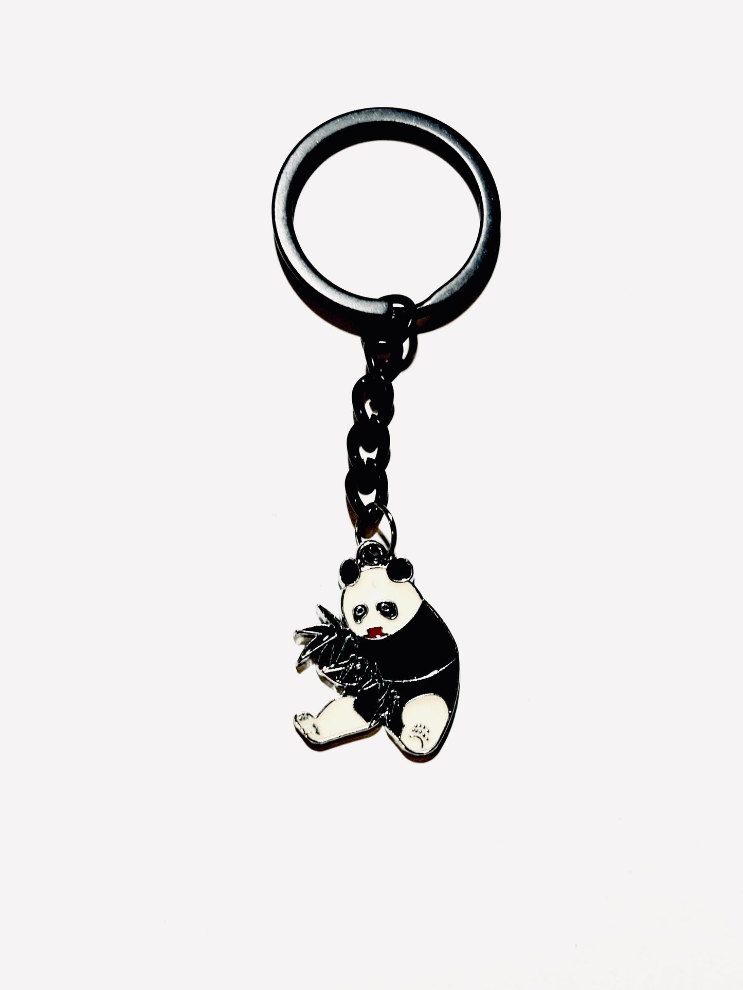 Panda Bear Charm Keychain