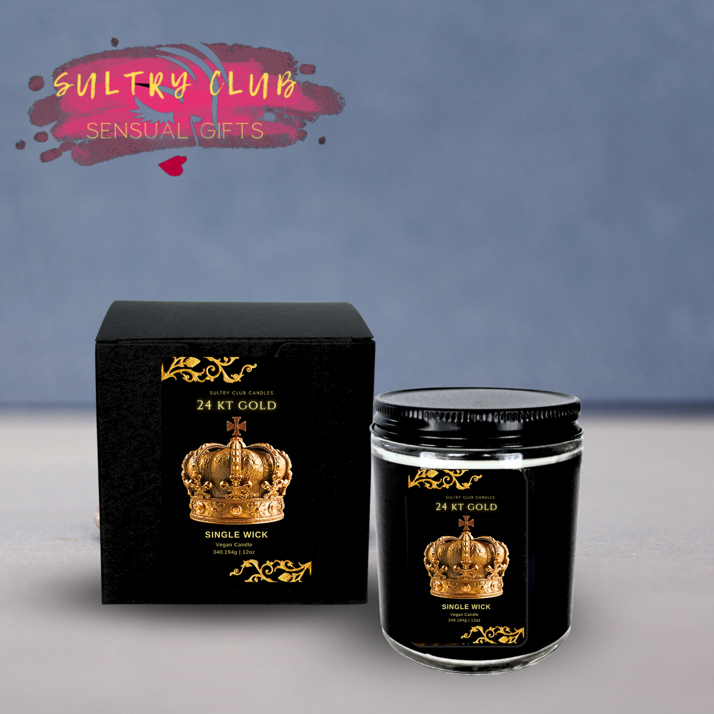 24 Kt Gold Vegan Candle