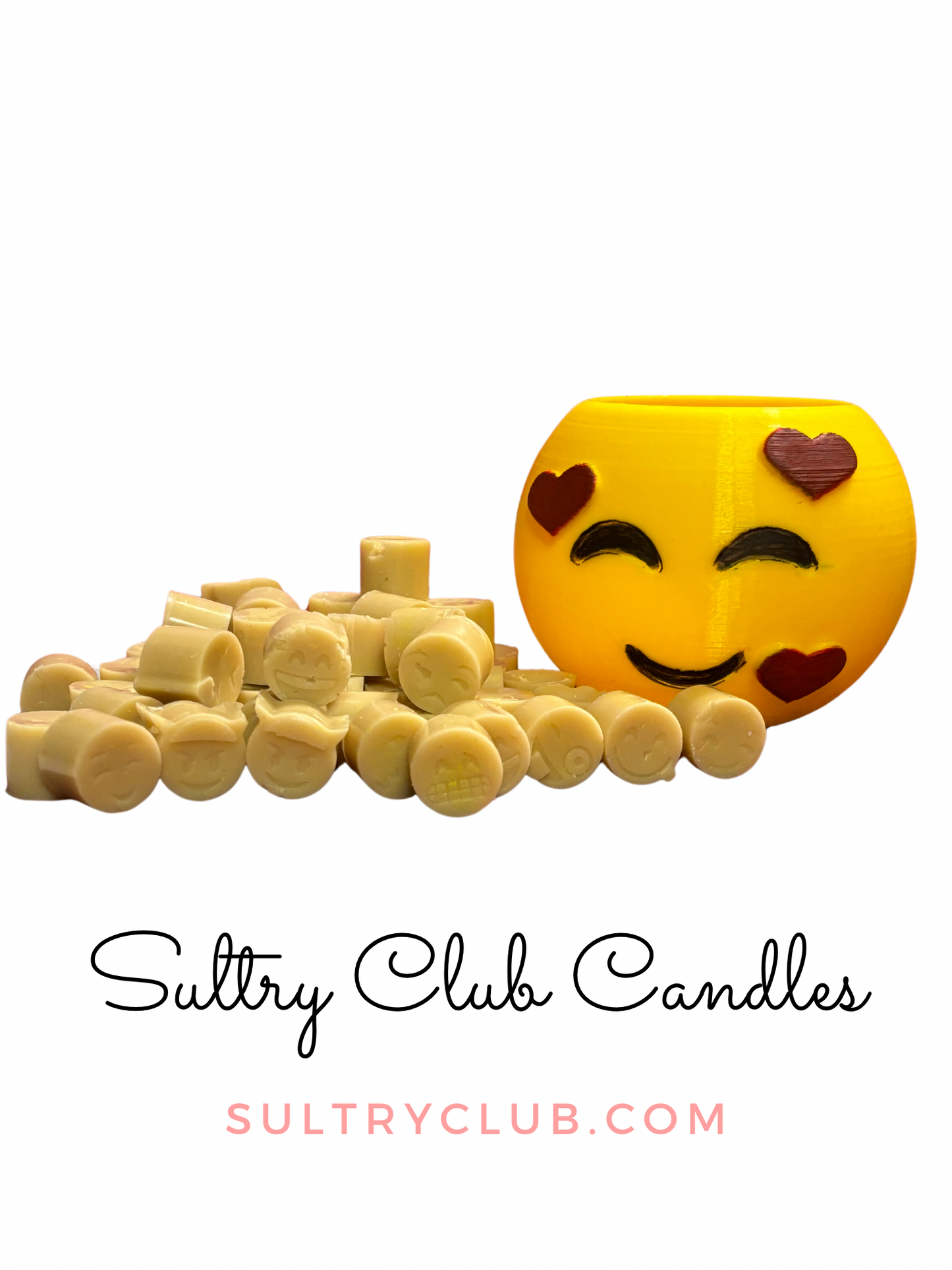 Emoji Wax Melts With 3D Printed Jar