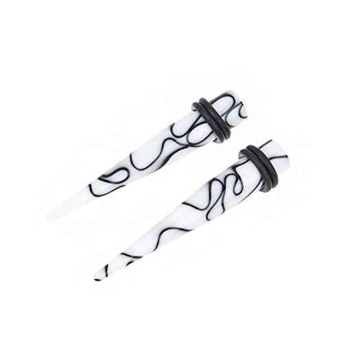 Memsion Ear Stretching Kit 50 Pieces 14Gauges-00Gauges Earrings Piercing Kit