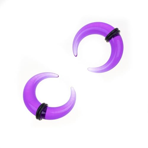 Ear Gauges Stretching Kit 14G-00G Acrylic Sprial Tapers Plugs Expander Sets Heart Tunnels Piering Jewelry Horeseshoes Taper For Ears