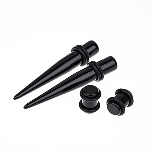 Ear Gauges Stretching Kit 14G-00G Acrylic Sprial Tapers Plugs Expander Sets Heart Tunnels Piering Jewelry Horeseshoes Taper For Ears