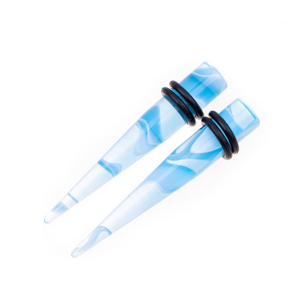 Memsion Ear Stretching Kit 50 Pieces 14Gauges-00Gauges Earrings Piercing Kit