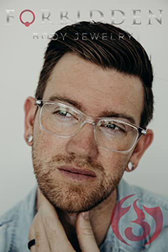 Forbidden Body Jewelry Ear Gauges, Ear Tunnels, Tunnels For Ears, 12G-2 Inch Surgical Steel Mirror Finish Double Flared Tunnel Plug Earrings (Sold in Pairs)