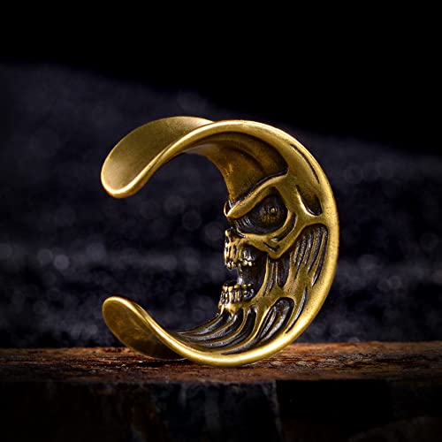 2PCS Moon Ear Gauges Ear Plugs and Tunnels Gauge for Ears Expander Piercing Gauge 10mm-25mm(00g-1")