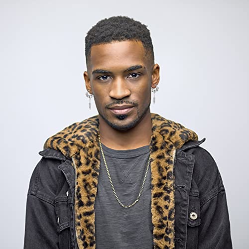 Black Stainless Steel Stud Earrings for Men Women Small Huggie Hoop Earrings Set for Men Cool Goth Punk Earrings Barbell Earrings Black Silver Hoop Cartilage Earring (Classic) (Black Tone)