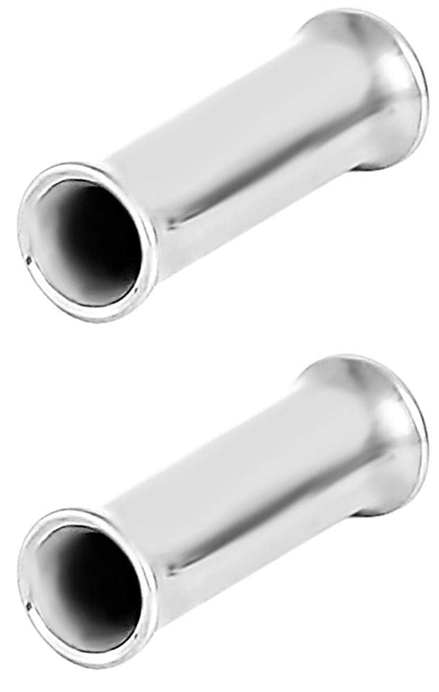 Forbidden Body Jewelry Ear Gauges, Ear Tunnels, Tunnels For Ears, 12G-2 Inch Surgical Steel Mirror Finish Double Flared Tunnel Plug Earrings (Sold in Pairs)