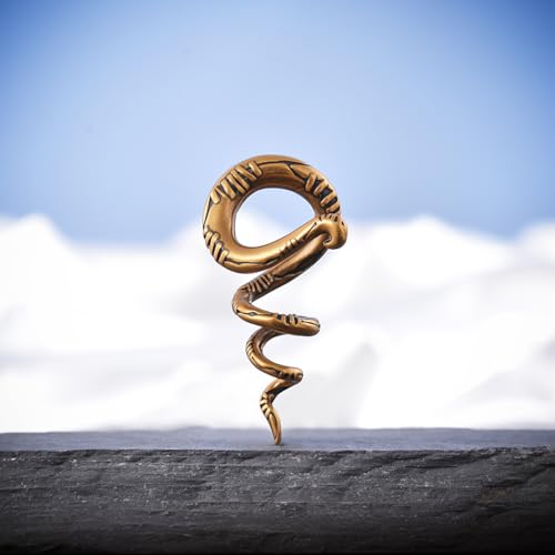 2PCS 2G Ear Sprial Tapers Plug Gauges Brass Ear Stretcher Hangers 6mm Gothic Ear Tunnels Expander Piercing Jewelry