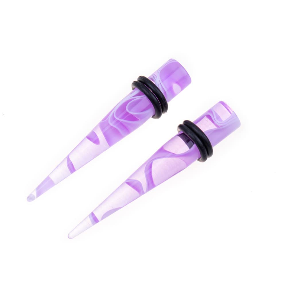 Memsion Ear Stretching Kit 50 Pieces 14Gauges-00Gauges Earrings Piercing Kit