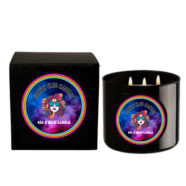 420 Cannibas And Clove 16 Oz 3 Wick Candle