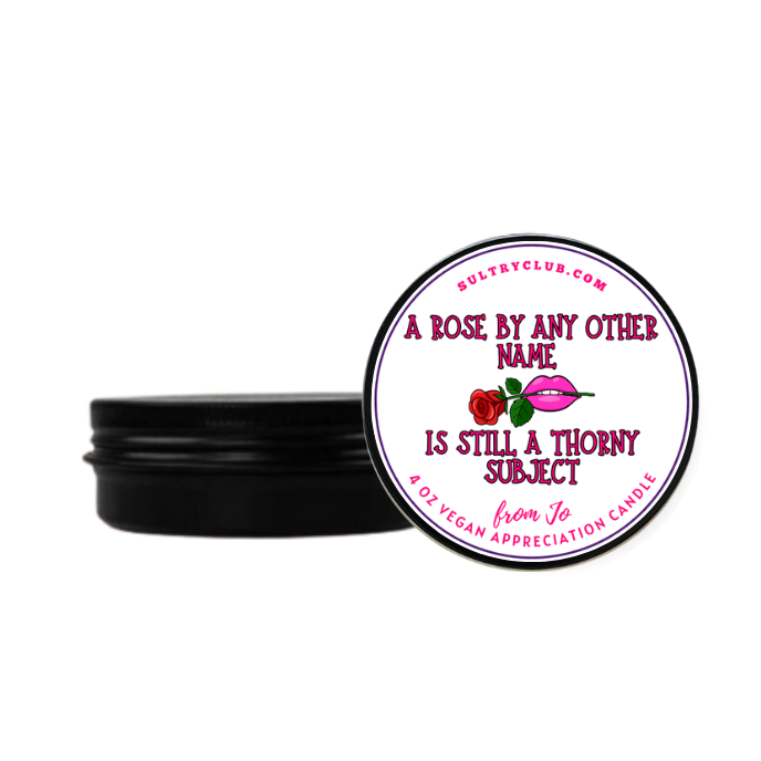 Rose Scented Fragrant Gift Candle
