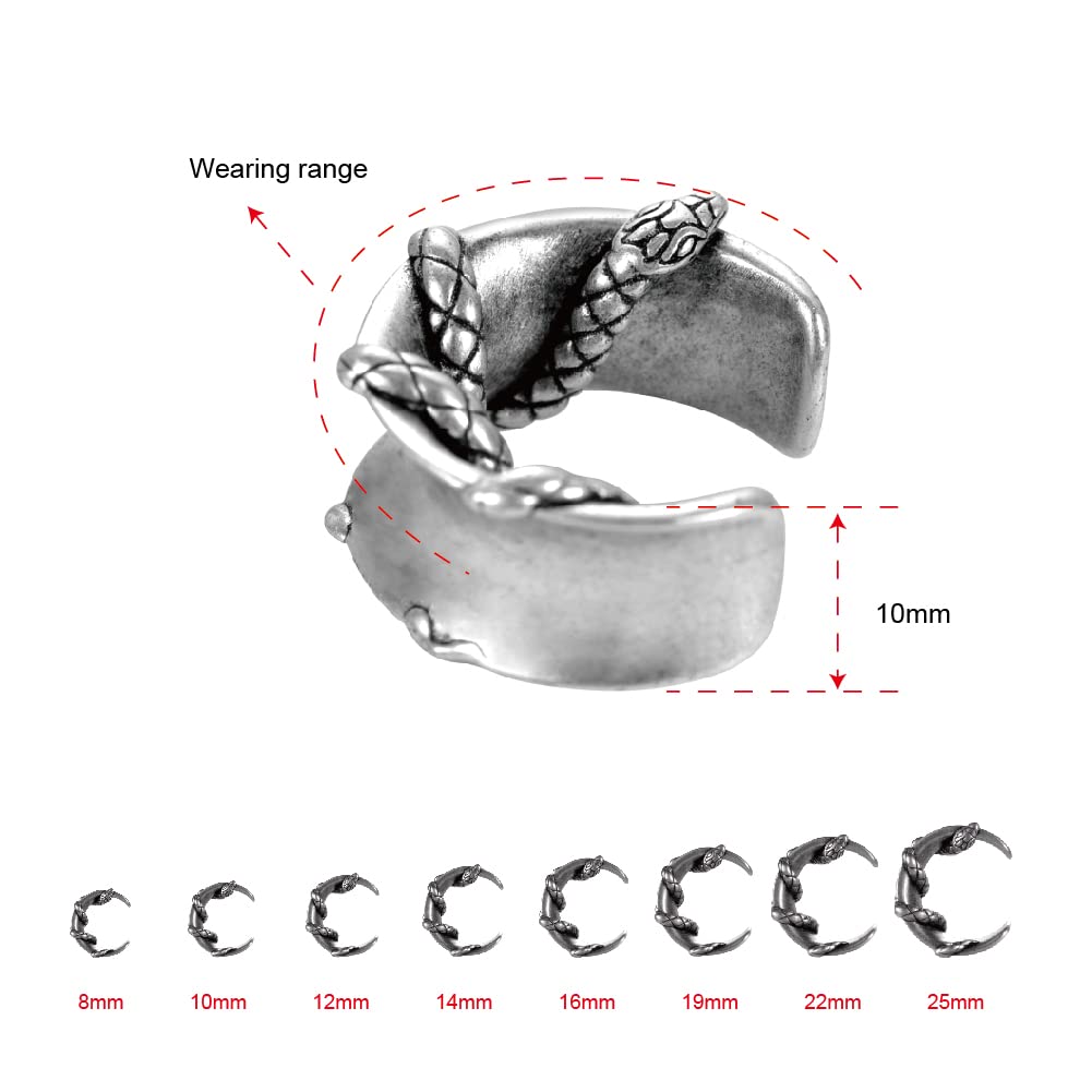 2PCS Moon Ear Gauges Ear Plugs and Tunnels Gauge for Ears Expander Piercing Gauge 10mm-25mm(00g-1")