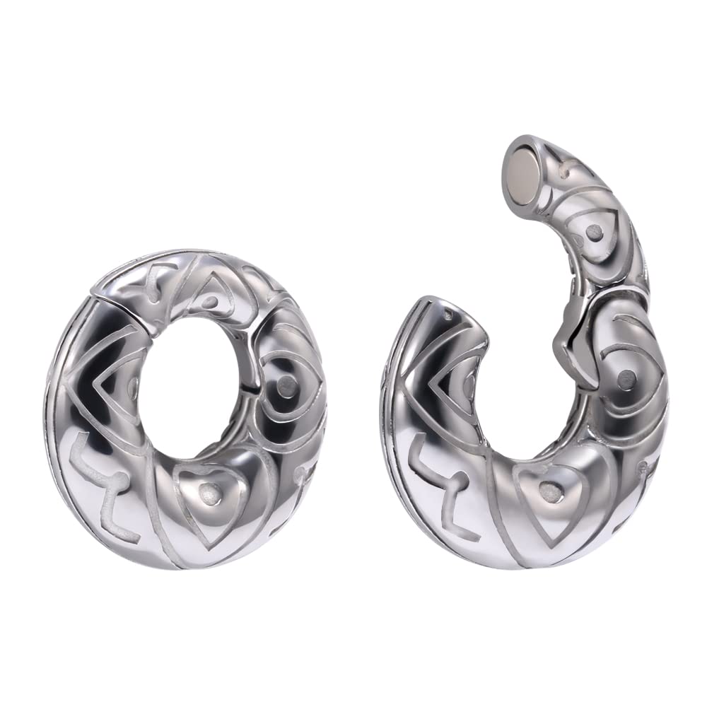 0g(8mm) Stainless Steel Ear Hanger Weight for Stretching Ear Lobe Women Men Dangle Plugs Tunnels Body Piercing Jewelry Kit