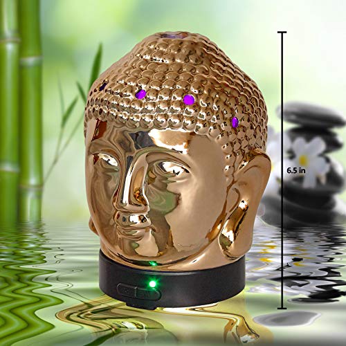 Aromar Buddha Ceramic Diffuser, Bronze