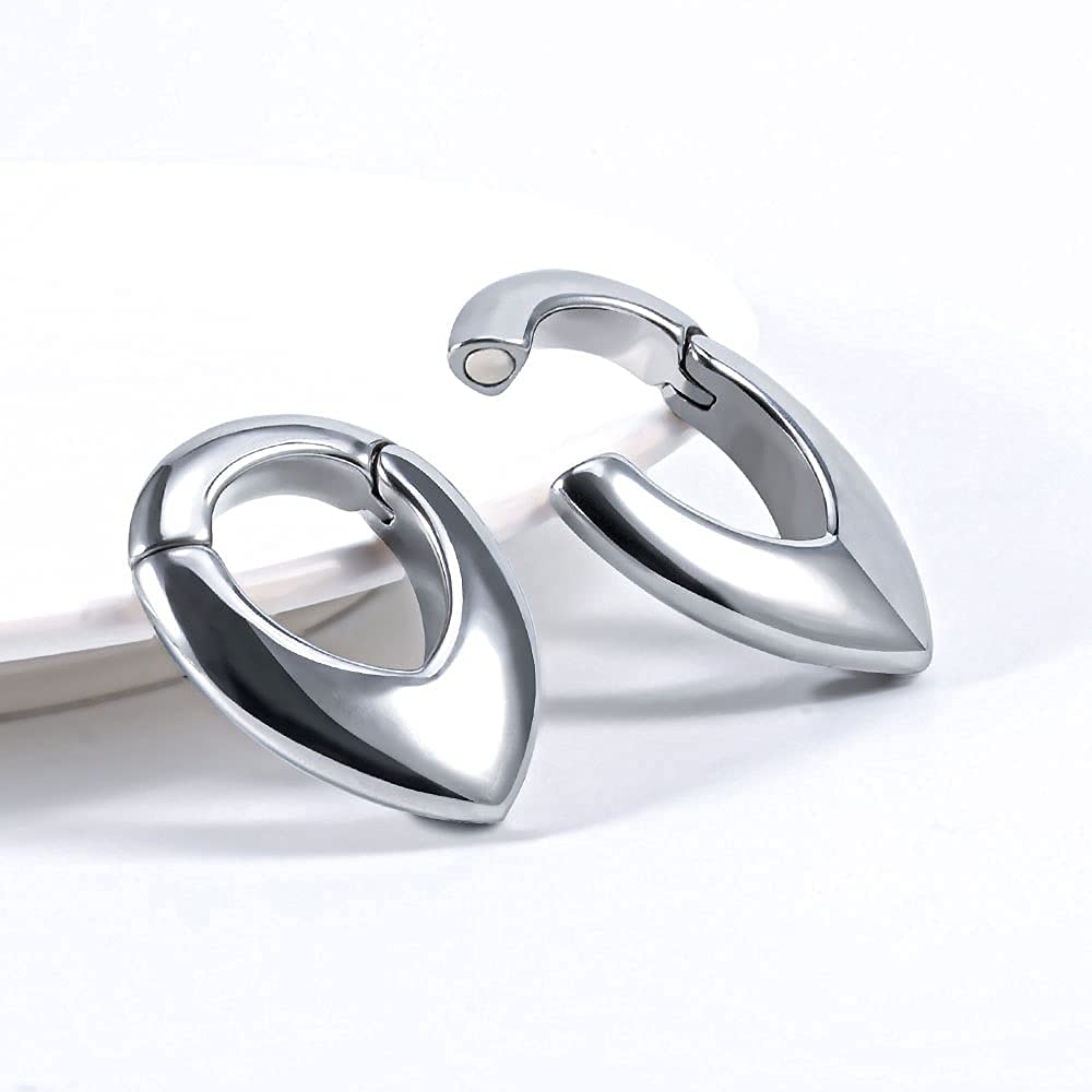 Ear Hanger Weights for Stretched Ear Lobe Stainless Steel Ear Gauges 2g(6mm) Ear Plugs Tunnels Body Piercing Jewelry Kit