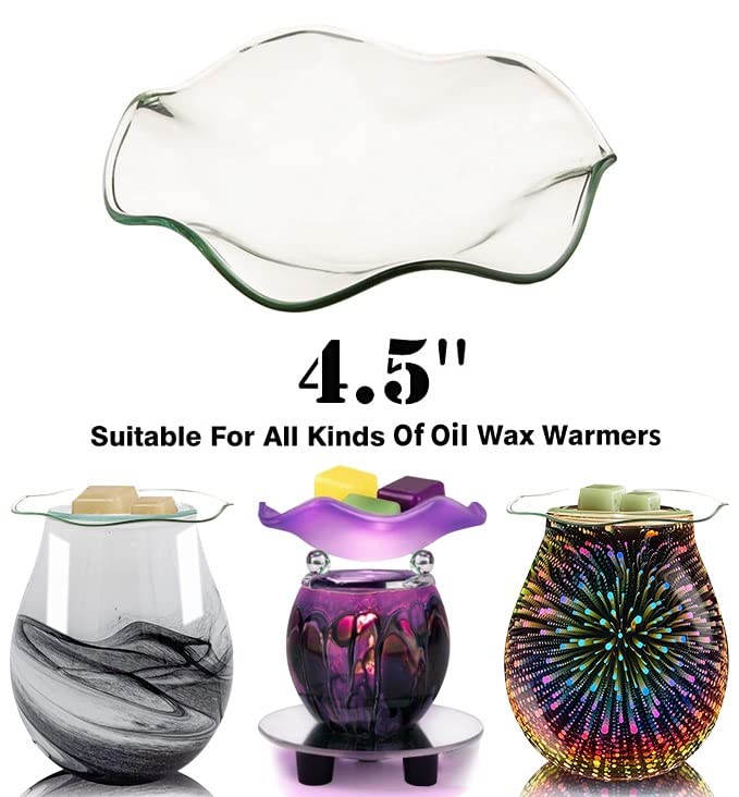 HUNANBANG 3 in 1 Electric Oil Diffuser Warmer Scented Wax Warmer Candle Wax Melt Warmer Wax Melter Fragrance Wax Burner(LW-Purple2)