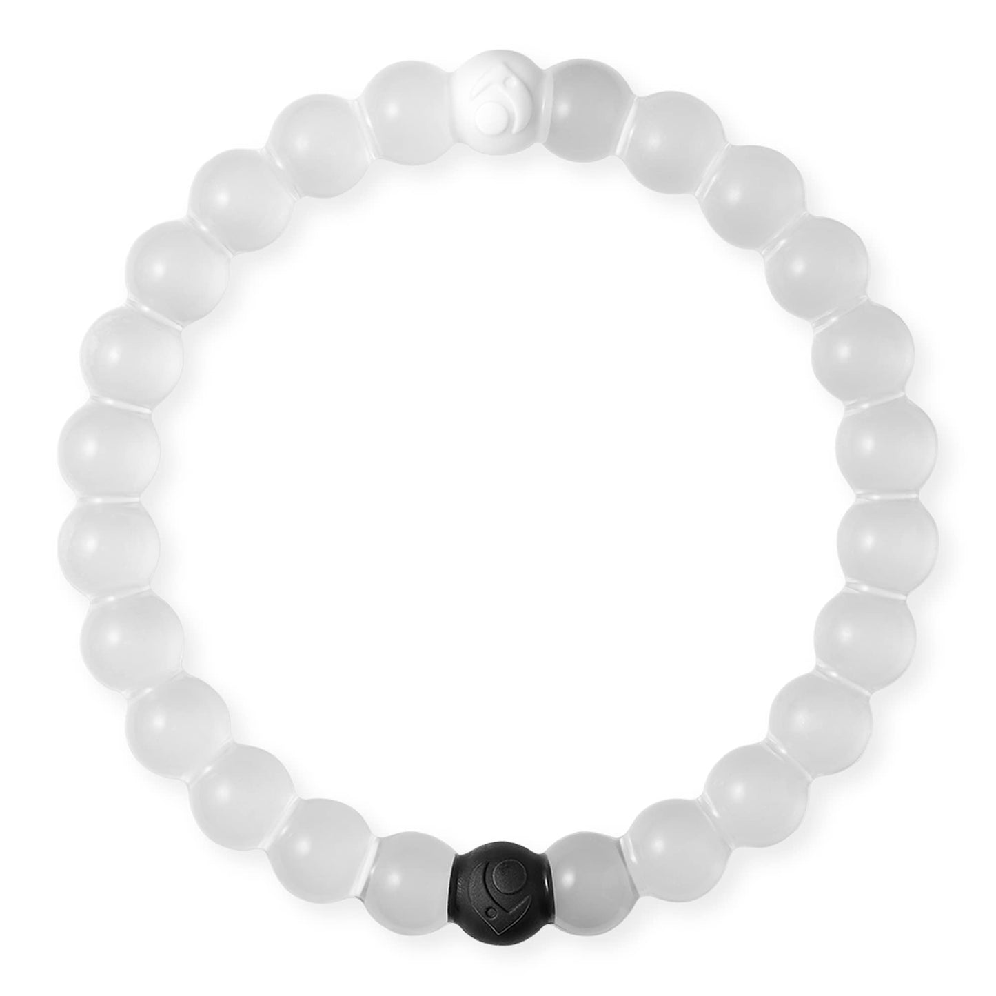 Lokai Beaded Bracelets for Women & Men, Classic Clear Style - Mental Health Awareness Bracelet Encourages Mental Wellness Slides-On for Comfortable Fit - Silicone Stretch Bead Bracelet Jewelry