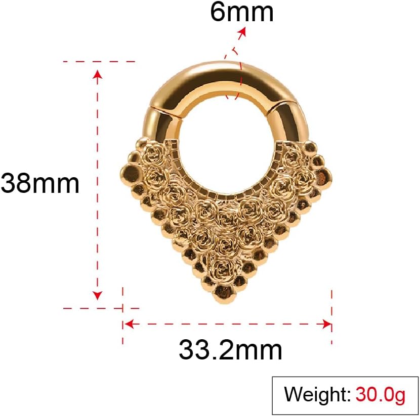 2PCS Ear Weights For Stretched Ears Heavy Weighted Gauges Stainless Steel 2g 4g Dangle Gauge For Women Men Ear Hanger Stretcher Piercings