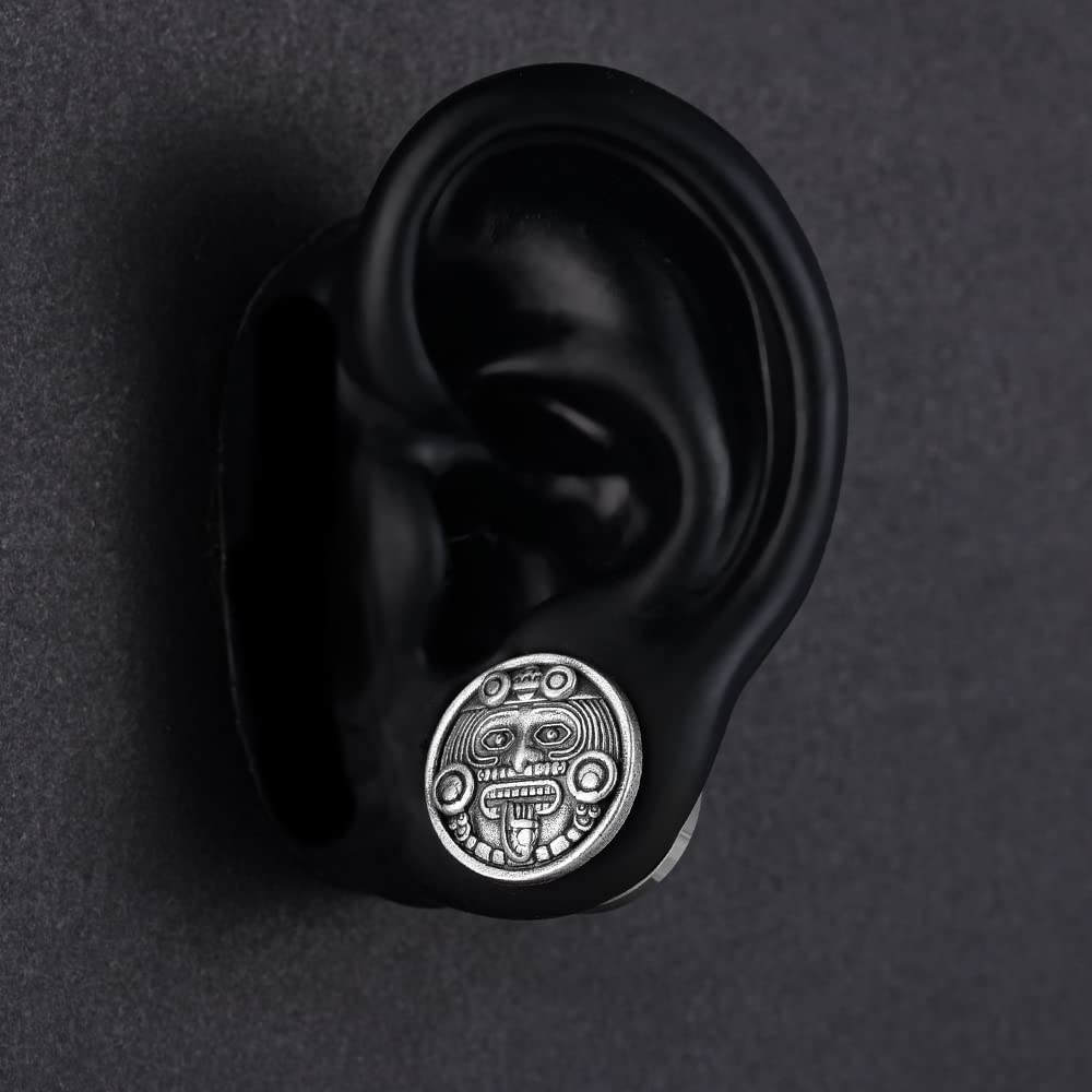 1 Pair Stainless Steel Screw Ear Gauges Flesh Tunnels Plugs Punk Cross Stretcher Piercing For Men Women Gauge 8mm-25mm