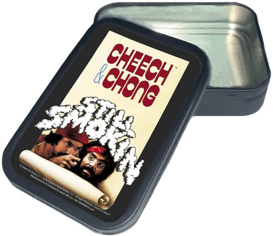 Stash Tins - Cheech & Chong - Still Smokin Storage Container 4.37" L x 3.5" W x 1" H