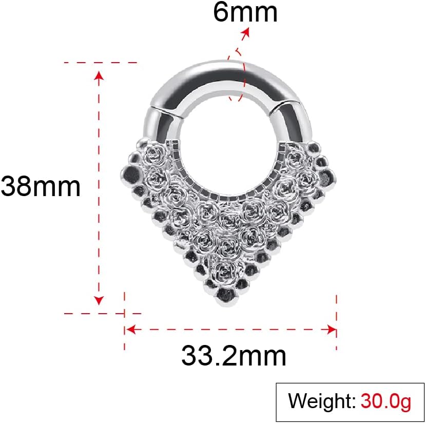 2PCS Ear Weights For Stretched Ears Heavy Weighted Gauges Stainless Steel 2g 4g Dangle Gauge For Women Men Ear Hanger Stretcher Piercings