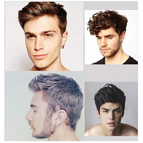 316L Surgical Stainless Steel Huggie Hoop Earrings 6mm 8mm 10mm 11mm 12mm 14mm Hypoallergenic Earrings Hoop Cartilage Helix Lobes Hinged Sleeper Earrings For Men Women Girls