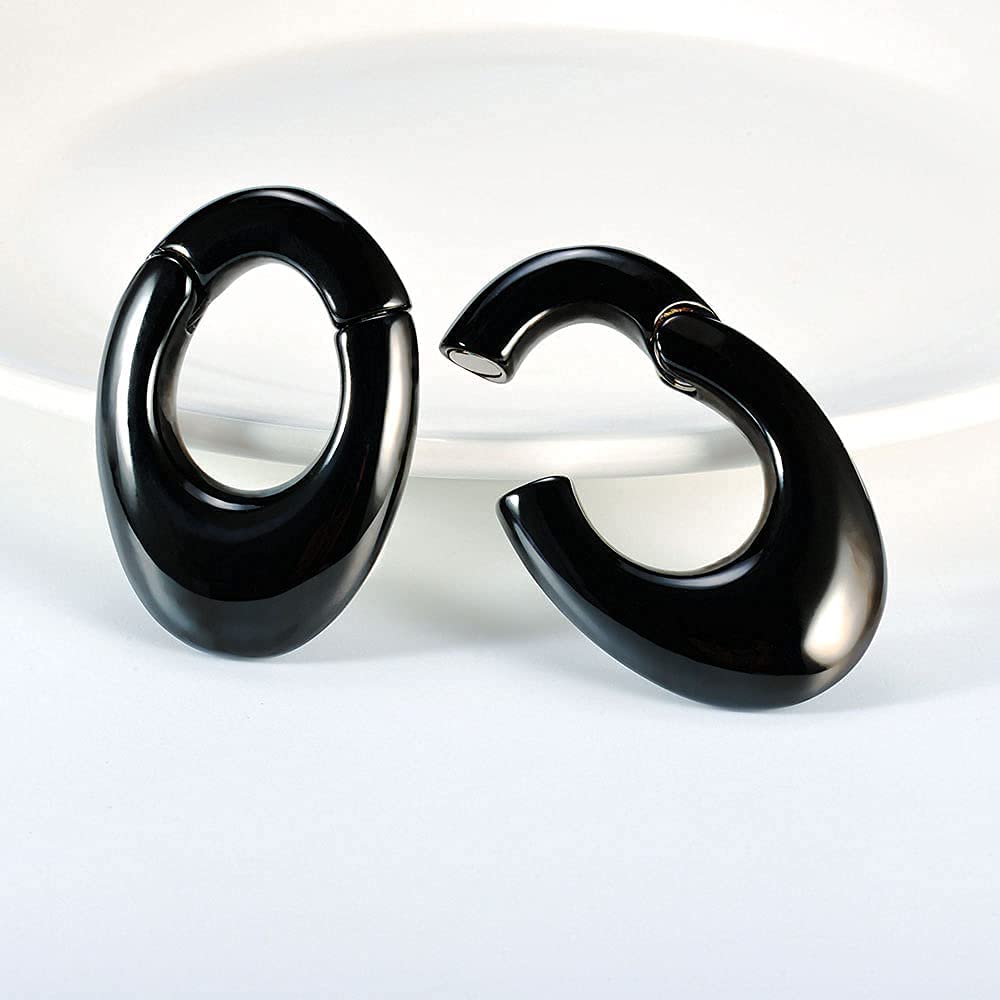 Ear Hanger Weights for Stretched Ear Lobe Stainless Steel Ear Gauges 2g(6mm) Ear Plugs Tunnels Body Piercing Jewelry Kit