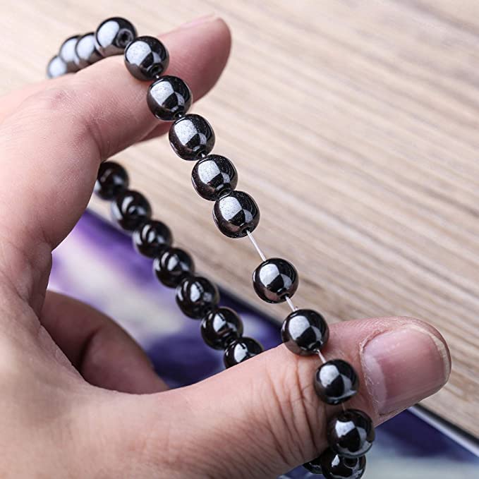 Black Obsidian Hematite Triple Protection Bracelet 10MM beads Set, Blue Tiger Eye Beads Bracelets, Lava Stone bracelets for Men Women