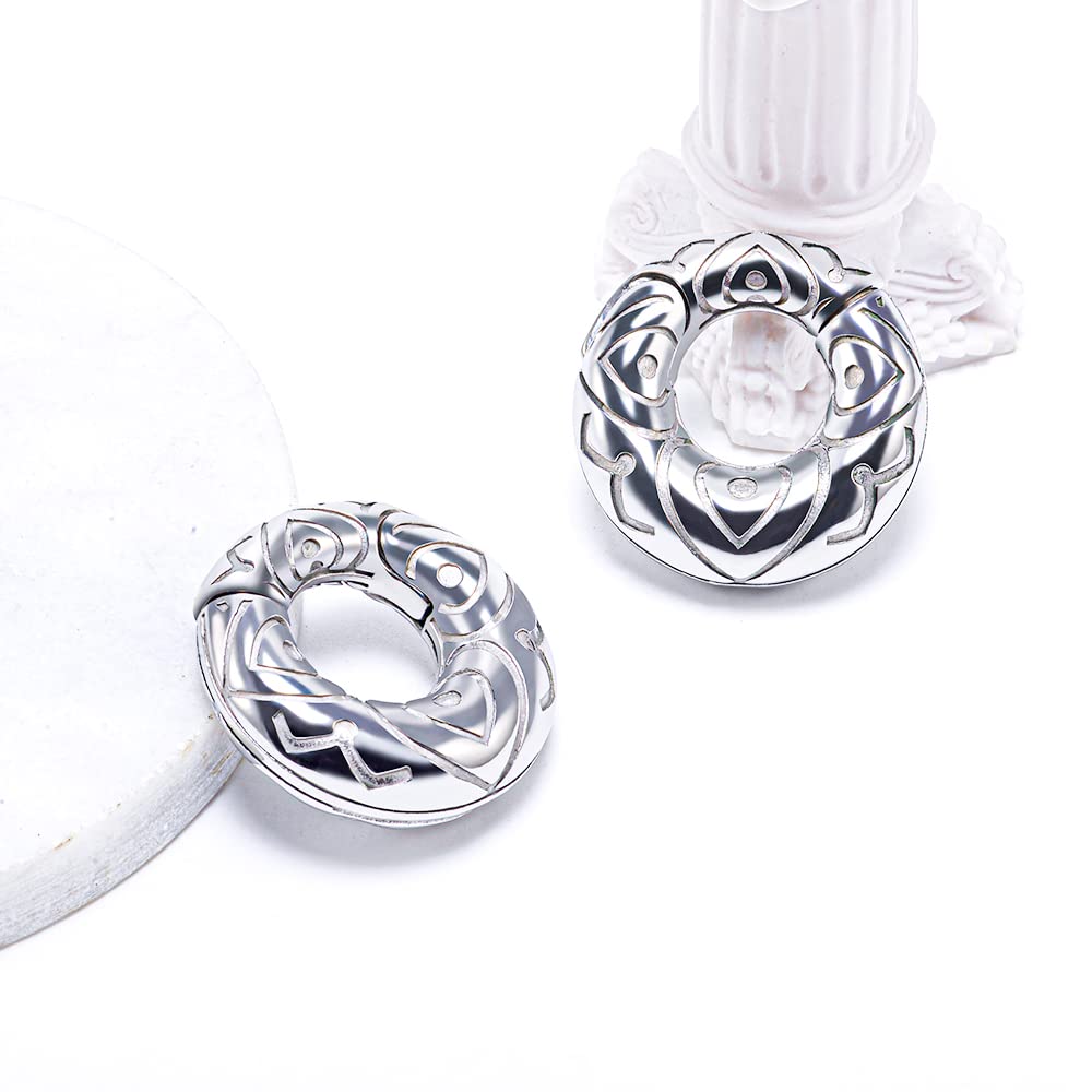 0g(8mm) Stainless Steel Ear Hanger Weight for Stretching Ear Lobe Women Men Dangle Plugs Tunnels Body Piercing Jewelry Kit