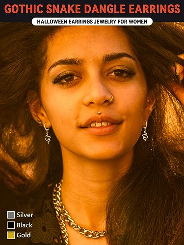 FaithHeart Dragon/Dinosaur/Snake Hoop Earrings for Men, Sturdy Stainless Steel Punk Biker Animals Hypoallergenic Jewelry, Gift Box