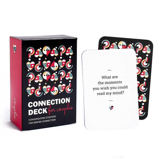 Card Game for Couples - Connecting and Revealing Questions to Ignite A Deeper Relationship - Perfect for Anniversary, Date Night & More (100 Cards)