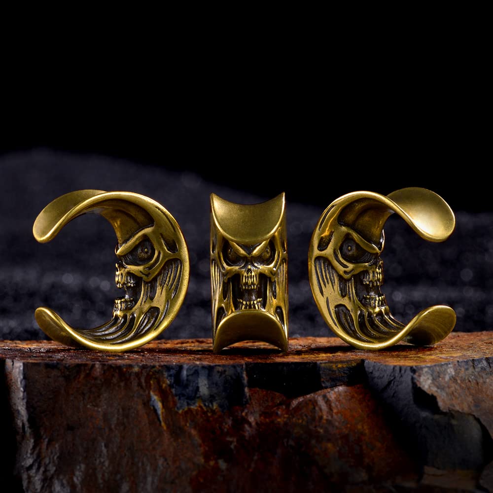 2PCS Moon Ear Gauges Ear Plugs and Tunnels Gauge for Ears Expander Piercing Gauge 10mm-25mm(00g-1")