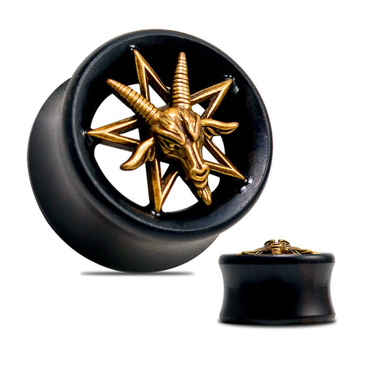 2PCS Organic Red Sandalwood Hollow Double Flared Ear Gauges Tunnels Expander Tree Of Life Jewelry For Man For Woman Body Piercing Jewelry 0g-1 inch.