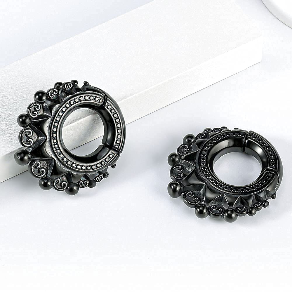 0g(8mm) Stainless Steel Ear Hanger Weight for Stretching Ear Lobe Women Men Dangle Plugs Tunnels Body Piercing Jewelry Kit