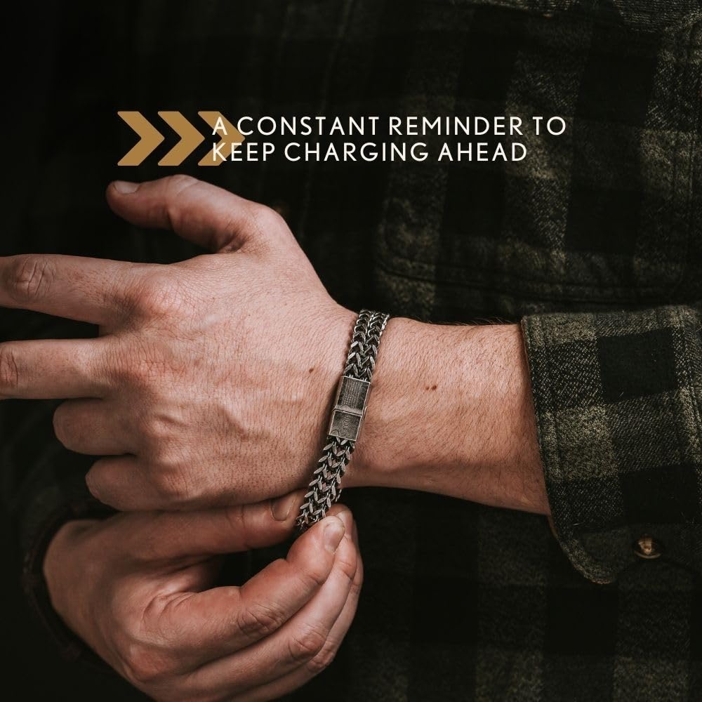 iHeartDogs Hero Company Link Bracelet for Men Helps Pair Military Veterans with a Companion Dog