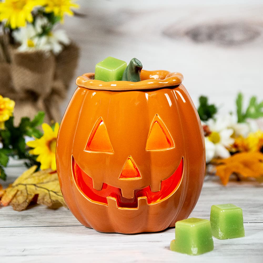 Scentsationals Halloween Collection - Scented Wax Warmer - Spooky Season Wax Cube Melter & Burner - Electric Autumn Fragrance Home Air Freshener Gift (Apothecary)