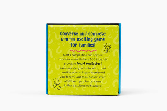 Would You Rather? Family Card Game: Fun Questions, Hilarious Answers, Lively Conversations!