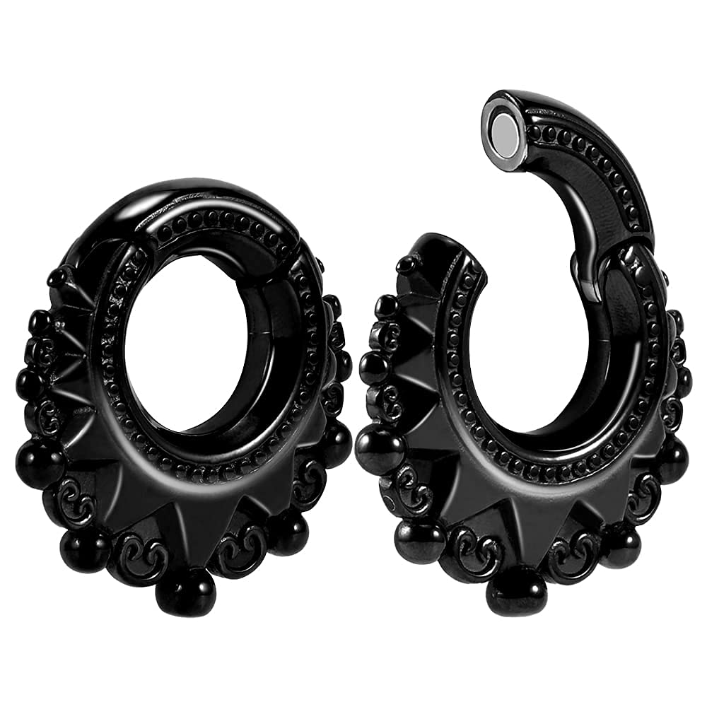 0g(8mm) Stainless Steel Ear Hanger Weight for Stretching Ear Lobe Women Men Dangle Plugs Tunnels Body Piercing Jewelry Kit