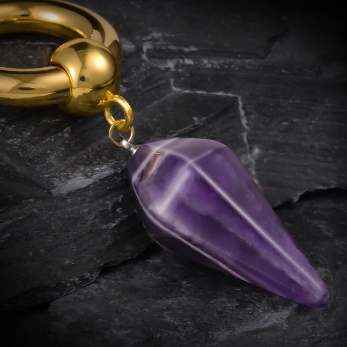 2g Ear Hanger Heavy Dangle Gauge Plug For Women 6mm Ear Weight For Stretched Ears Opal Gauge Tunnels For Ear Women Body Piercing Jewelry