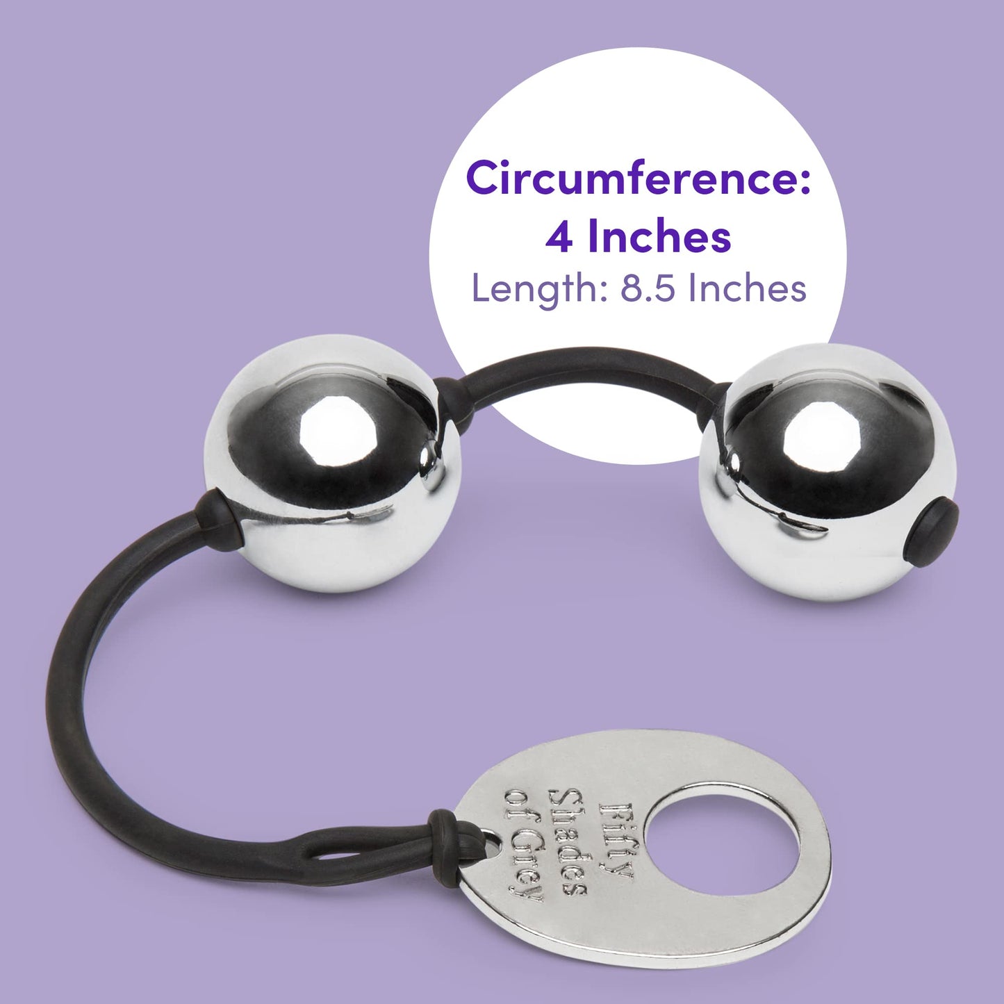 Fifty Shades of Grey Inner Goddess Silver Pleasure Balls