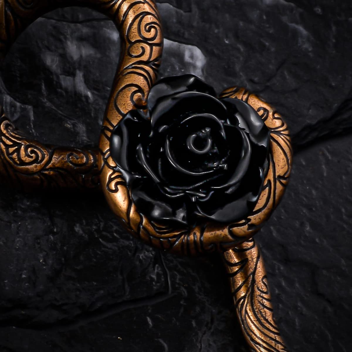 2PCS 2G Ear Sprial Tapers Plug Gauges Brass Ear Stretcher Hangers 6mm Gothic Ear Tunnels Expander Piercing Jewelry