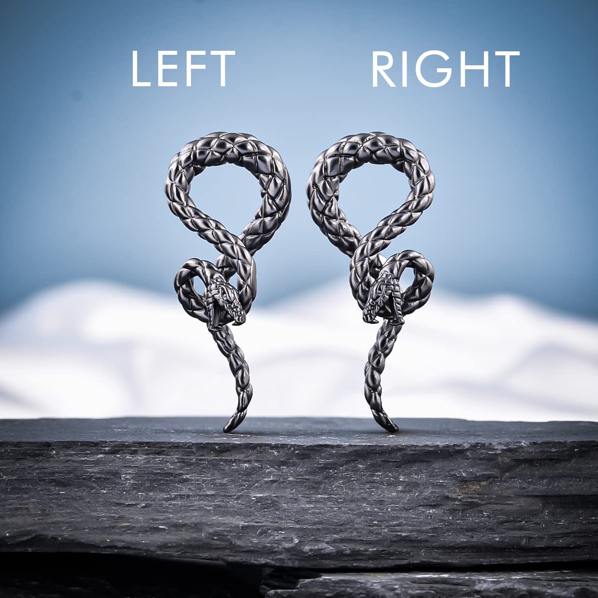 2PCS 2G Ear Sprial Tapers Plug Gauges Brass Ear Stretcher Hangers 6mm Gothic Ear Tunnels Expander Piercing Jewelry