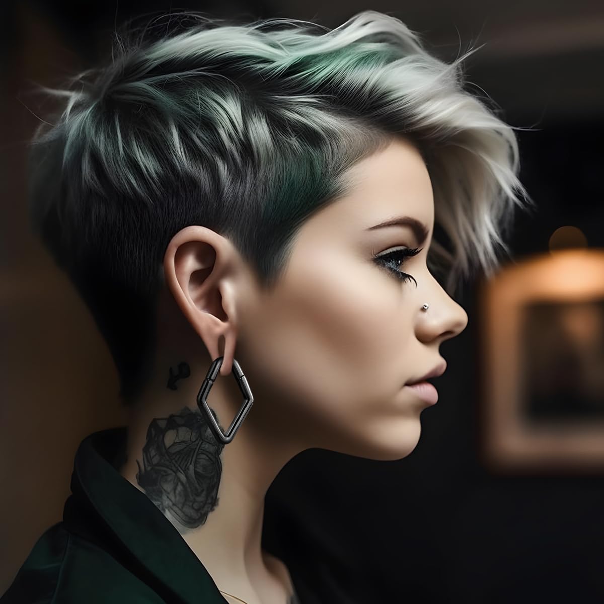1 Pair 4g Ear Weights For Stretched Ears Lightweight Ear Hanger Plug Gauge Stainless Steel 5mm Ear Tunnels Expander Body Piercing Jewelry