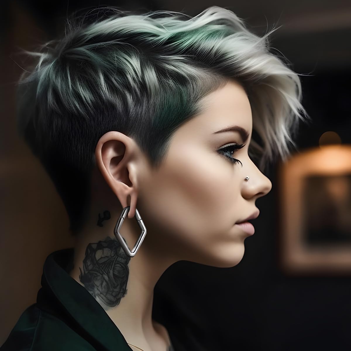 1 Pair 4g Ear Weights For Stretched Ears Lightweight Ear Hanger Plug Gauge Stainless Steel 5mm Ear Tunnels Expander Body Piercing Jewelry