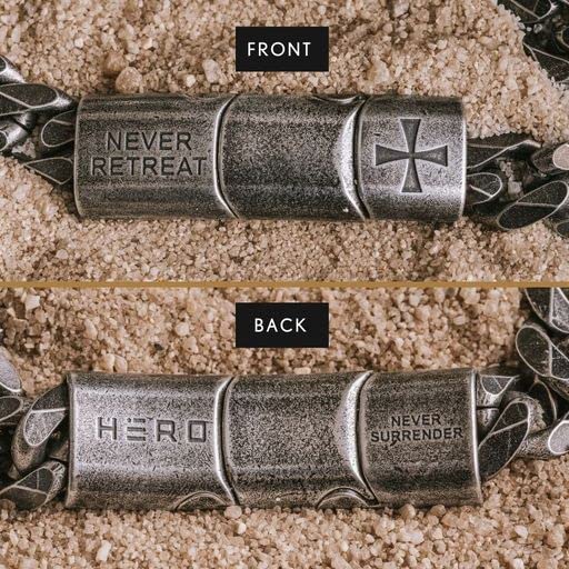 iHeartDogs Hero Company Link Bracelet for Men Helps Pair Military Veterans with a Companion Dog