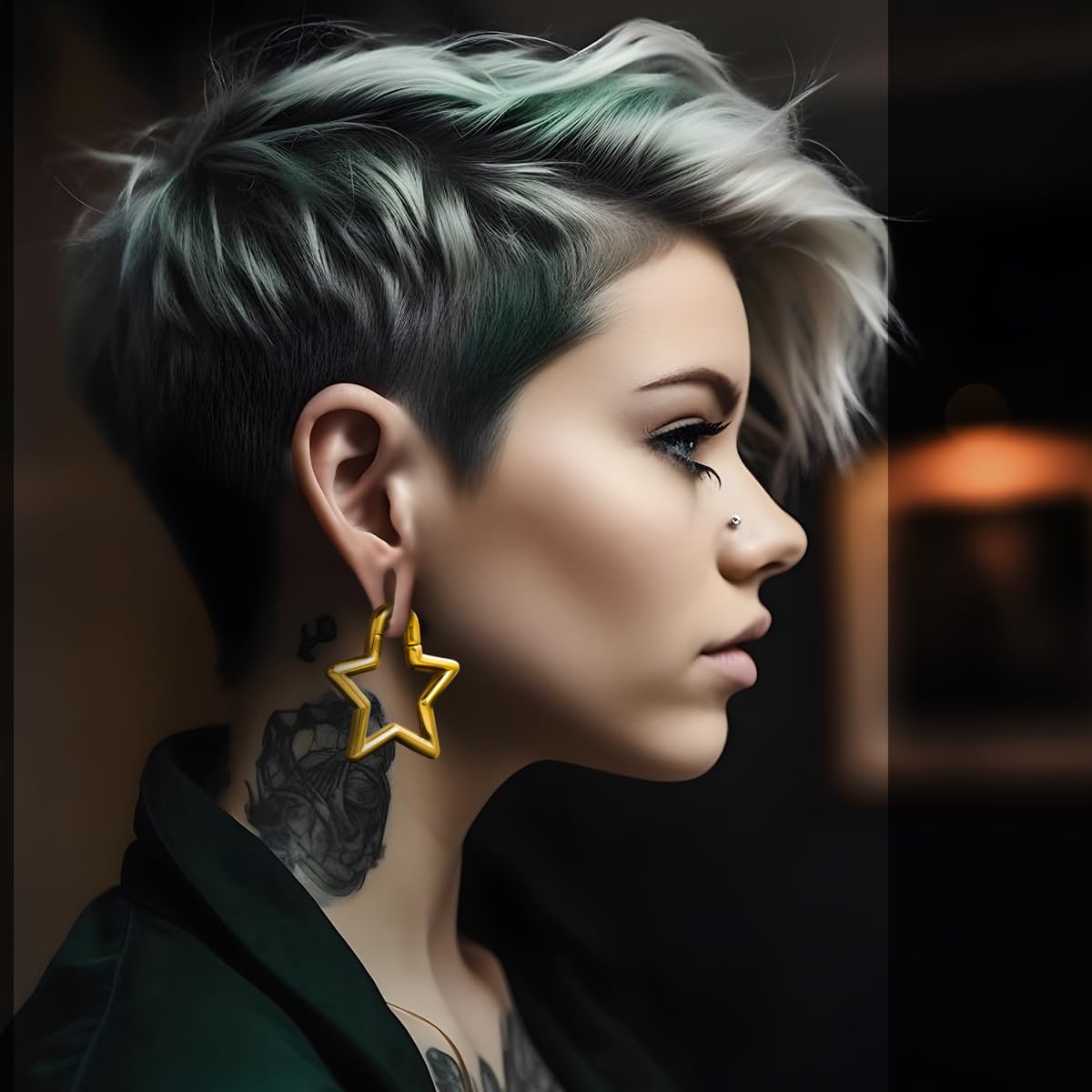 1 Pair 4g Ear Weights For Stretched Ears Lightweight Ear Hanger Plug Gauge Stainless Steel 5mm Ear Tunnels Expander Body Piercing Jewelry