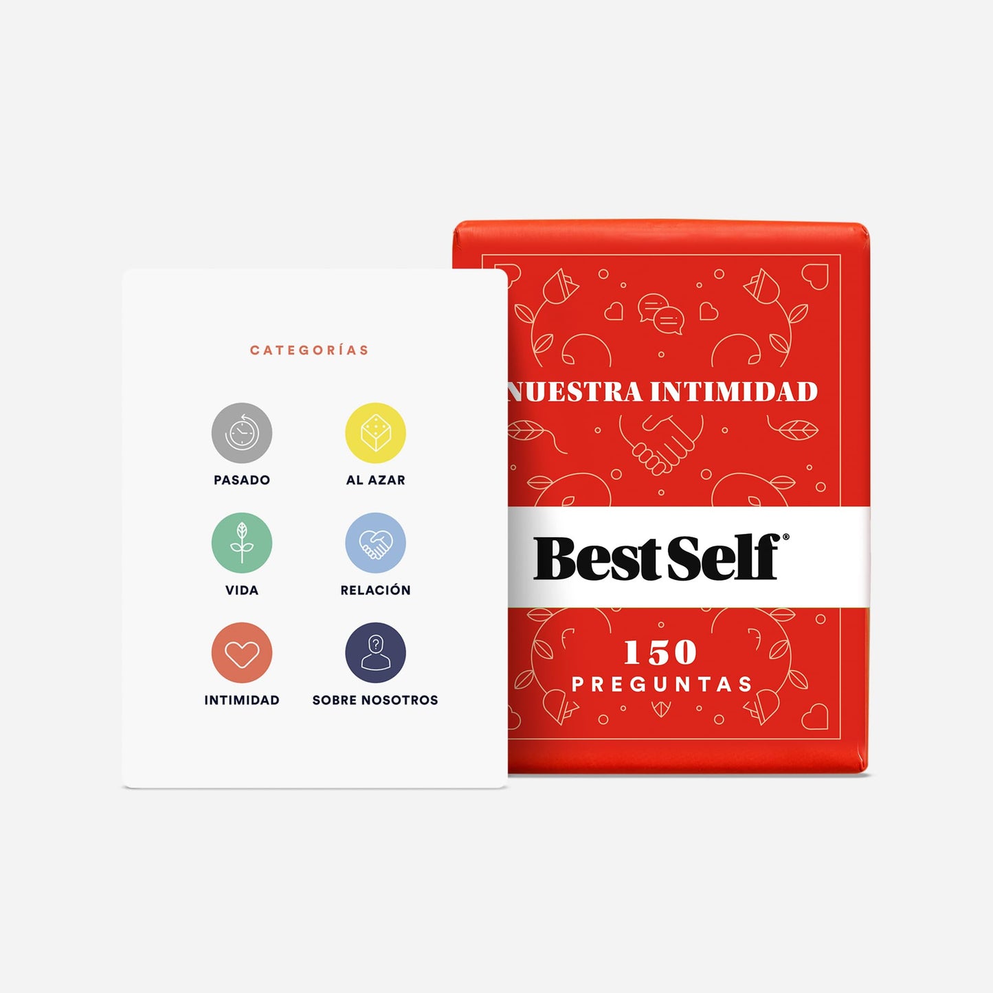 BestSelf Intimacy Deck Expansion Pack, 50 Conversation Starters, Meaningful Couples Game. Perfect Valentine Day Card Games for Couples, Couples Card Games