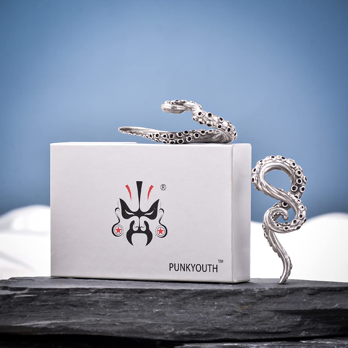 2PCS 2G Ear Sprial Tapers Plug Gauges Brass Ear Stretcher Hangers 6mm Gothic Ear Tunnels Expander Piercing Jewelry